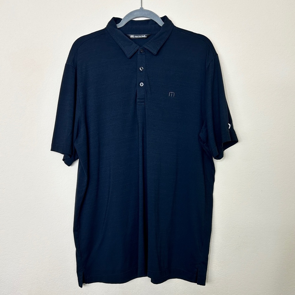Travis Mathew Navy Blue Polo Size XL